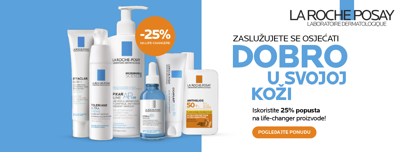 La Roche-Posay PROMOCIJA -25% La Roche-Posay PROMOCIJA -25%