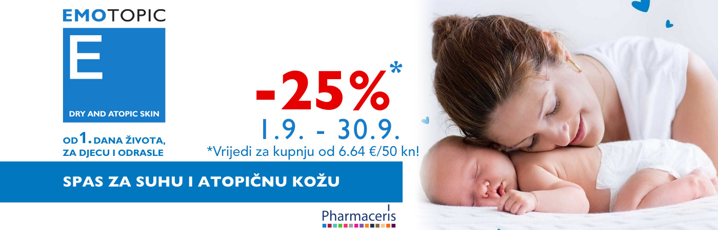 EMOTOPIC - dermatološka njega za suhu i atopičnu kožu od prvog dana života EMOTOPIC - dermatološka njega za suhu i atopičnu kožu od prvog dana života