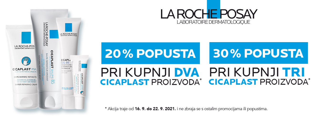Cicaplast za oštećenu kožu, do -30% Cicaplast za oštećenu kožu, do -30%