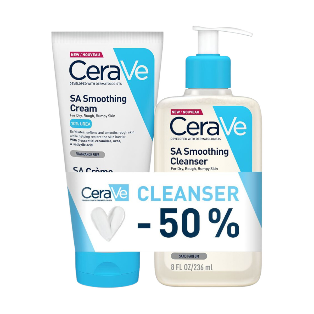 Sa smoothing cleanser cerave sale