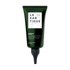 Lazartigue PURIFY pročišćavajući pred šampon za masno vlasište - pročišćava vlasište i trajno regulira višak sebuma zahvaljujući detoksikacijskim svojstvima bijele gline. Zeleno crno bijela tuba na bijeloj pozadini.