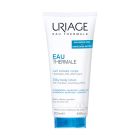 Uriage EAU THERMALE mlijeko za tijelo 200 ml - ultra lagane teksture za suhu i dehidriranu kožu tijela, pruža učinkovitu 24-satnu hidrataciju! Bijelo plava tuba proizvoda na bijeloj pozadini.
