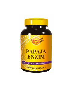 Natural Wealth Papaja enzim 250 tableta