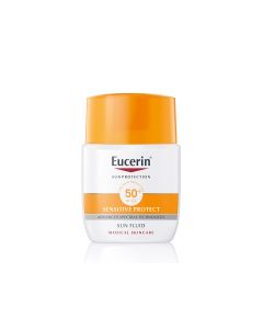 Eucerin Sensitive Protect fluid za zaštitu kože lica od sunca SPF50+ za normalnu i mješovitu kožu
