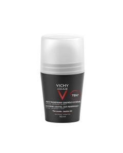 Vichy Hommer dezodoran roll-on extreme control anti-perspirant za osjetljivu kožu muškarca s 72 sata djelovanja  u bočici od 50 ml