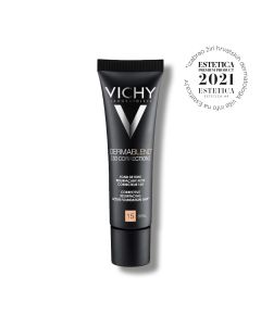 VICHY DERMABLEND 3D Korektivni puder za masnu kožu sklonu aknama s visokim stupnjem prekrivanja, 30 ml, 15 Opal