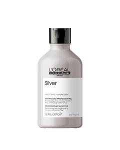 L'Oréal Professionnel Paris Serie Expert Silver Neutralizirajući šampon za sivu i sijedu kosu.