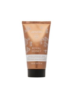 Apivita Royal Honey  bogata hidratantna krema za njegu tijela u tubi od 150 ml.