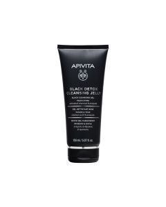 Apivita black detox žele - gle za čišćenje lica a aktivnim ugljenom i propolisom 