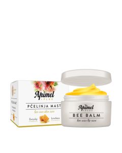 Apimel PČELINJA MAST 50 ml - hrani i mekša kožu, potiče perifernu cirkulaciju te ima blago antibiotičko djelovanje, djeluje regenerativno, daje koži elastičnost i svježiji izgled.