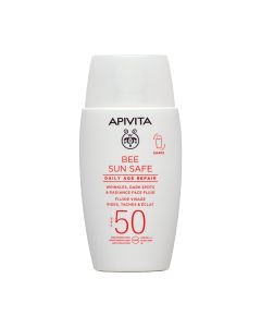 Apivita Bee Sun Safe Fluid za lice protiv hiperpigmentacijskih mrlja i starenja SPF50 50 ml