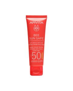 Apivita BEE SUN SAFE TONIRANA KREMA ZA LICE  PROTIV MRLJA & STARENJA SPF 50 - Bee Sun Safe