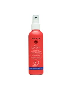 Apivita BEE SUN SAFE ULTRA-LAGANI SPREJ ZA LICE I TIJELO SPF 30, Bee Sun Safe
