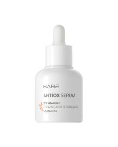BABÉ Antiox Serum Vitamin C 30 ml - Sinergistička formula aktivnih sastojaka visoke potencije koji djeluju protiv foto-starenja dok hidratiziraju, revitaliziraju i štite kožu.