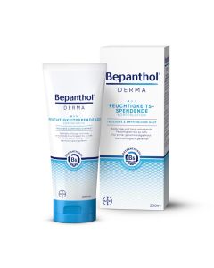 BAYER Bepanthol derma hidratantni losion za svakodnevnu njegu suhe kože 200 ml Trenutna i učinkovita hidratacija u trajanju do 48 sati za meku i glatku kožu. 