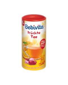Bebevita Instant voćni čaj 200 g - ukusan i osvježavajući napitak voćnog okusa koji se lako i brzo priprema u toploj ili hladnoj vodi. Za bebe od 6 mjeseci.