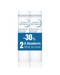 Bioderma Atoderm Stick balzam za usne DUO PAKIRANJE