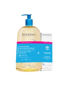 Bioderma Atoderm Ulje za tuširanje 1000 ml + Intenzivni balzam 75 ml - za njegu suhe kože, kože sklone atopiji i osjetljive kože.