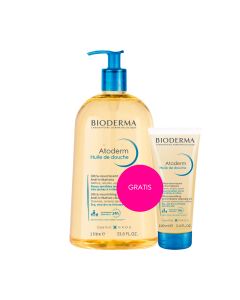 Bioderma Atoderm ulje za tuširanje 1000 ml + ulje 100 ml SET - set za higijenu suhe kože sklone atopiji.