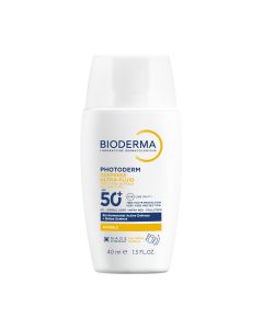 Bioderma Photoderm Xdefence Ultra Fluid bezbojni SPF50+ 40 ml - ultra-fluidna tekstura,  suhi dodir, nevidljivo, izvrsna podloga za šminku, mirisno, vrlo dobra podnošljivost kože i očiju, nekomedogeno.