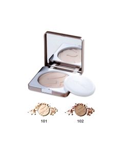 BioNike DEFENCE COLOR SOFT TOUCH Kompaktni puder u kamenu (Compact face powder) dostupan u dvije nijanse za tamniju i svjetliju put u kutijici sa spužvicom za nanošenje i ogledalom