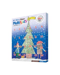 Biorela® Choco Multi Kids 20+4 prutića u adventskom pakiranju - razveselite mališane adventskim kalendarom kako bi s veseljem mogli odbrojavati dane do dolaska Božića.