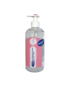 Brend 48 Antibakterijski gel za ruke 500 ml - je učinkovita profilaksa protiv bakterijskih bolesti, gel se brzo upija i ostavlja kožu suhom, ima ugodan miris mentola.