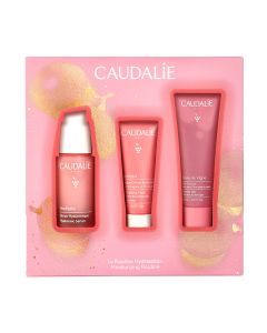 Caudalie Vinohydra Serum set Xmas 2024 -  pronađite u ovoj kutiji ograničenog izdanja: Hijaluronski serum + 2 besplatna proizvoda u putnoj veličini.