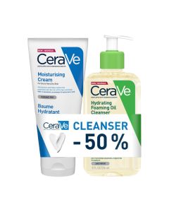 CeraVe Hidratantna krema, 177 ml + 50% POPUST na CeraVe Hidratantno ulje za čišćenje, 236 ml 