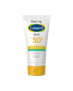 CETAPHIL Daylong SUN SPF50+ sensitive gel-fluid za lice 50 ml - lagane je teksture koja se brzo se upija i prikladan je za osjetljivu, normalnu i masnu kožu.