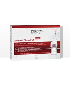 Vichy DERCOS AMINEXIL CLINICAL 5 Ampule protiv opadanja kose za žene x21