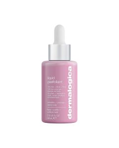 Dermalogica Liquid Peelfoliant 59 ml - piling za kućnu upotrebu profesionalne snage s maksimalnom koncentracijom 30% kiselina i enzima. Rozo srebrno bijela bočica s pumpicom na bijeloj pozadini.