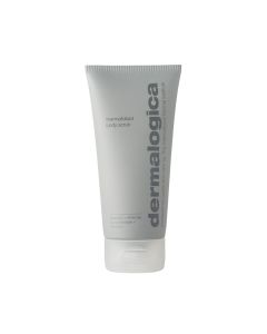 Dermalogica Thermafoliant Body Scrub - piling za tijelo s dvostrukim djelovanjem energizira i posvjetljuje umornu, beživotnu kožu. Proizvod je u tamno sivoj tubi sa sivim poklopcem na bijeloj pozadini.