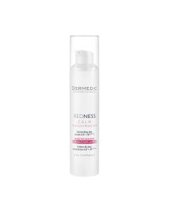 DERMEDIC REDNESS CALM Dnevna krema za korekciju UV+IR SPF20 40 ml - hrani, jača i štiti kožu zahvaćenu kuperozom, vidljivo smanjuje pojavu proširenih kapilara, smanjuje crvenilo i ujednačava boju kože. 