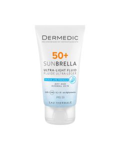 DERMEDIC SUNBRELLA Iznimno lagani fluid za suhu i normalnu kožu SPF50+ 40 ml
