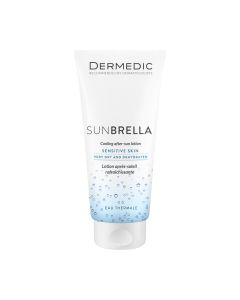 DERMEDIC SUNBRELLA Losion za hlađenje nakon sunčanja 200 ml - intenzivno hladi, vlaži i umiruje kožu nakon sunčanja, učinkovito smanjuje svrbež i ublažava suhoću.