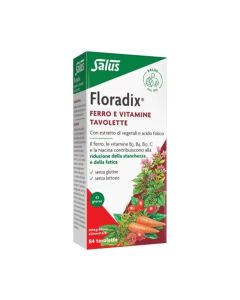 Dietpharm Floradox tablete A84 - Tablete sa željezom, vitaminom C, vitaminima B skupine i biljnim ekstraktima.