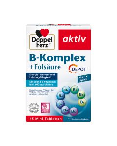 Doppelherz B-Kompleks DEPO + folna kiselina 45 tableta