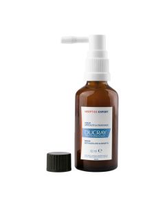 Ducray Neoptide EXPERT serum 2 x 50 ml - serum djeluje na kronični gubitak kose¹ kod muškaraca i žena, zahvaljujući ekskluzivnim patentiranim aktivnim sastojcima. Bijelo smeđe plava bočica s pumpicom na bijeloj pozadini.