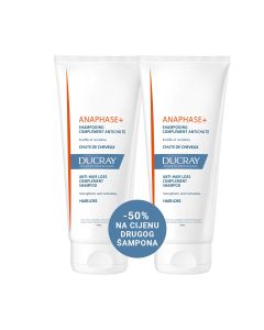 Ducray Anaphase+ nadopunjujući šampon protiv ispadanja kose 200 ml DUO PAKIRANJE