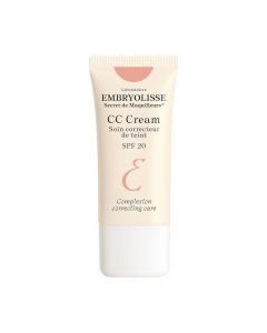 Embryolisse Artist Secret CC Cream SPF 20 30 ml - univerzalna tonirajuća, hidratantna CC krema koja se prilagođava nijansi tena. Visok stupanj pokrivanja za ujednačen i besprijekoran ten.