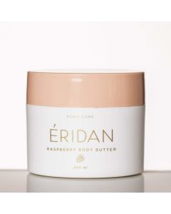 ERIDAN Raspberry maslac za tijelo 200 ml -  jača obrambenu barijeru kože i pruža prirodan faktor zaštite od UV-A i UV-B zraka, dok shea maslac potpomaže regeneraciju kože.