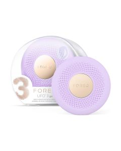 FOREO UFO 3 go Lavender uređaj za pametnu terapiju LED svjetlom - Terapija LED svjetlom punog spektra ubrzava proizvodnju kolagena i pročišćava ten.