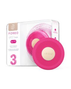FOREO UFO 3 mini Fuchsia uređaj za pametnu terapiju LED svjetlom - Za poticanje proizvodnje kolagena, vraćanje čvrstoće  koži i borbu protiv bora.