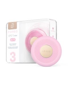 FOREO UFO 3 mini Pearl Pink uređaj za pametnu terapiju LED svjetlom -  Za poticanje proizvodnje kolagena, vraćanje čvrstoće  koži i borbu protiv bora.