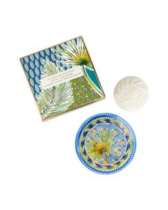 Fragonard SANTAL CARDAMOME sapun 150 g i podložak 1 komad - papar, kardamom i ružičasti papar kao gornje note počivaju na srcu lovora, tamjan i bobica čilija.