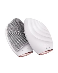 GESKE Sonic Facial Brush 5 in 1 Starlight - Kompaktan, ali moćan uređaj za čišćenje, zagrijana četka i masažer za lice sve u jednom uređaju. 