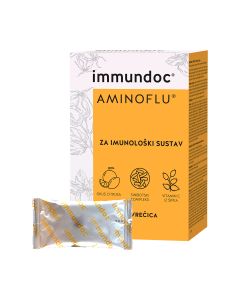 immundoc AMINOFLU imunološki sustav 10 vrećica - s aminokiselinama za energiju i brzi oporavak imuniteta.