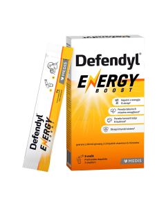 Imunoglukan Defendyl Energy boost vrećice 5 komada - Dodatak je prehrani s jedinstvenom kombinacijom prirodnoga kofeina iz guarane, sibirskoga ginsenga.