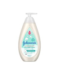 Johnson's Baby Cotton Touch 2-u-1 gel za pranje kose i tijela novorođenčadi i djece 500 ml